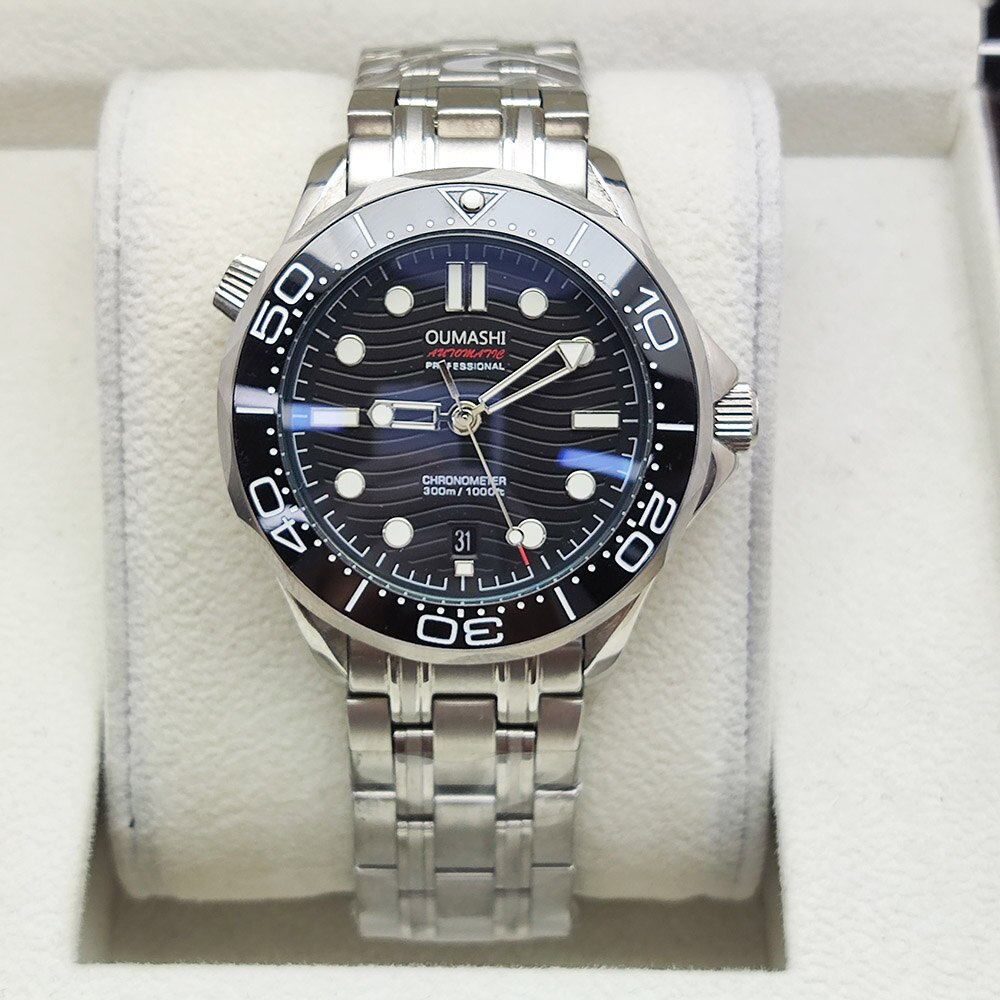 Luxury Men's Watch Automatic Mechanical Stainless Steel 904L Sapphire Glass Waterproof Luminous